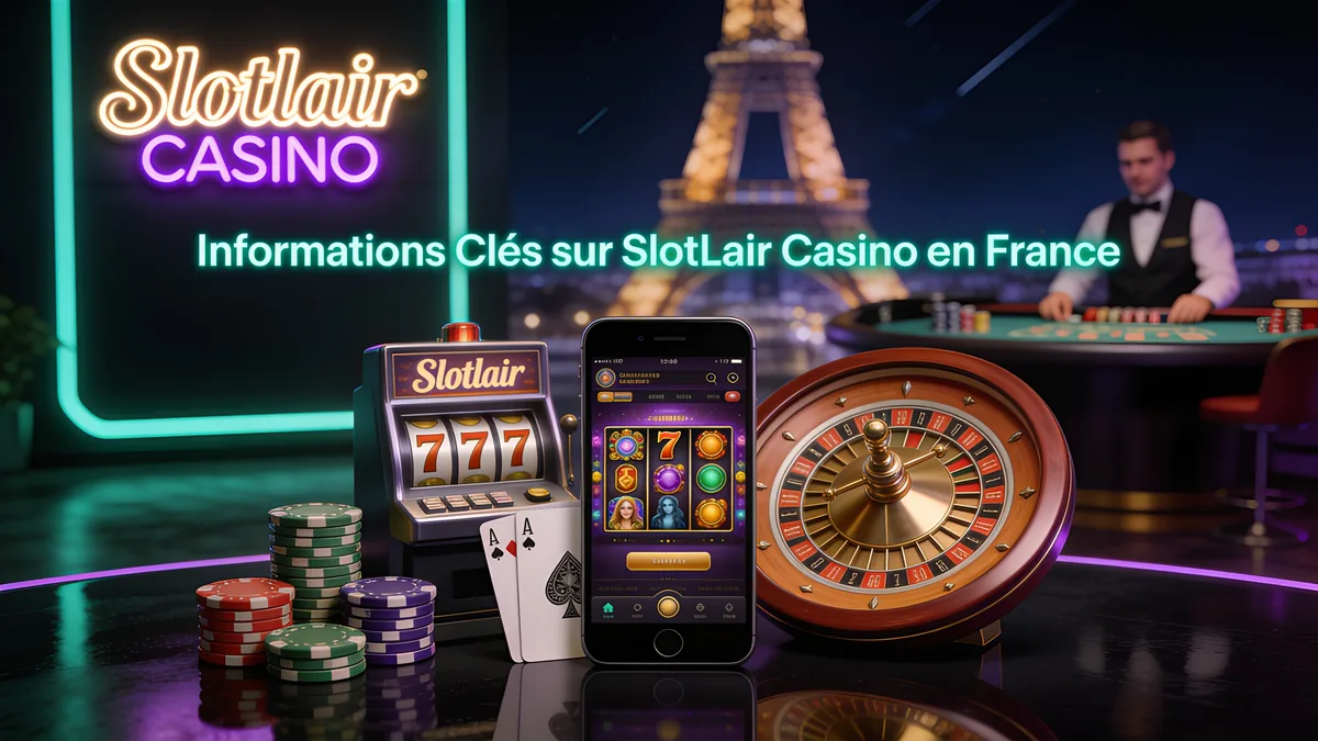 Informations Clés sur SlotLair Casino en France pour les joueurs en France